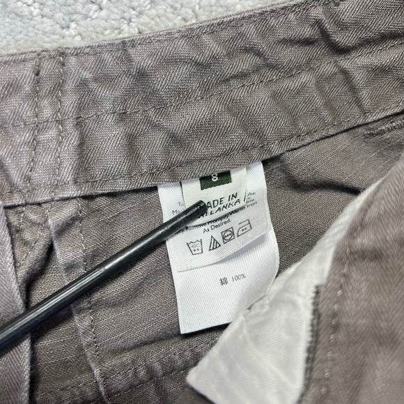 Eddie Bauer Cargo Pants Womens Size 8 Brown Cotton Utility Outdoor Low Rise - Picture 4 of 14